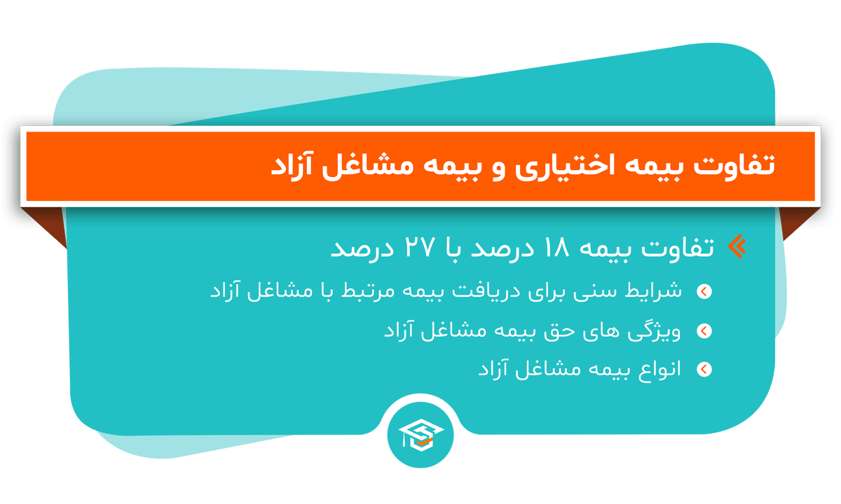 تفاوت بیمه اختیاری و بیمه مشاغل آزاد