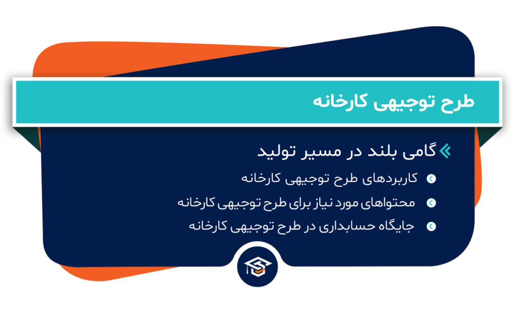 طرح توجیهی کارخانه