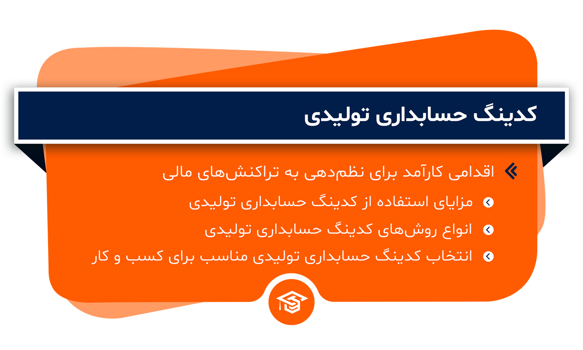 کدینگ حسابداری تولیدی