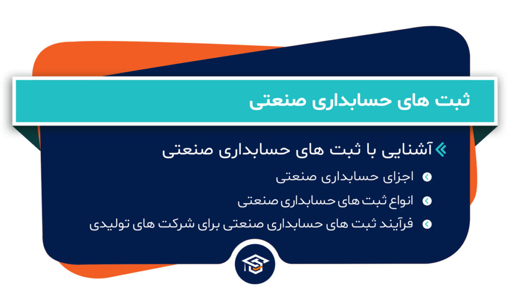 ثبت های حسابداری صنعتی