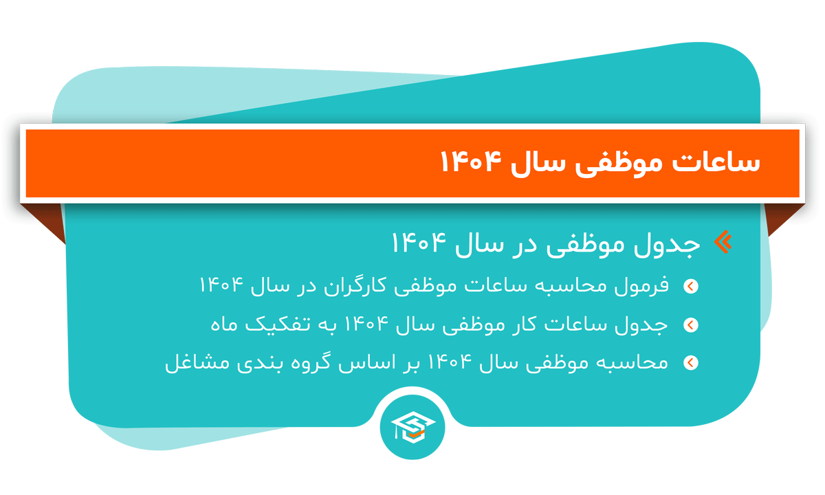 ساعت موظفی 1404