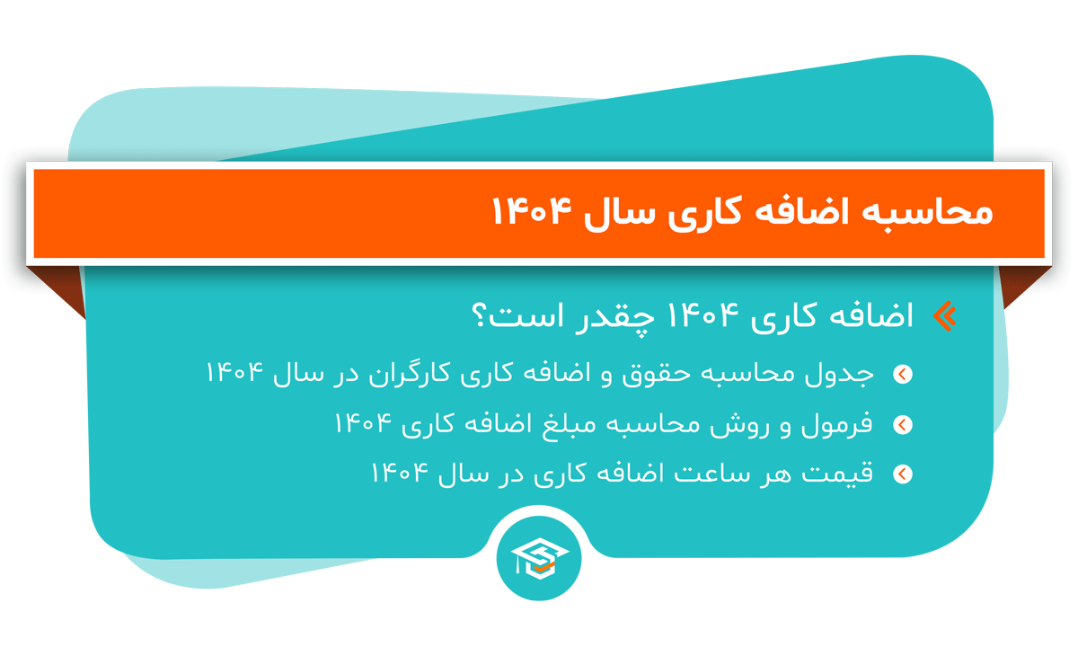 محاسبه اضافه کاری 1404