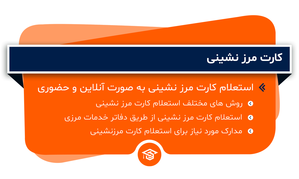 استعلام کارت مرز نشینی