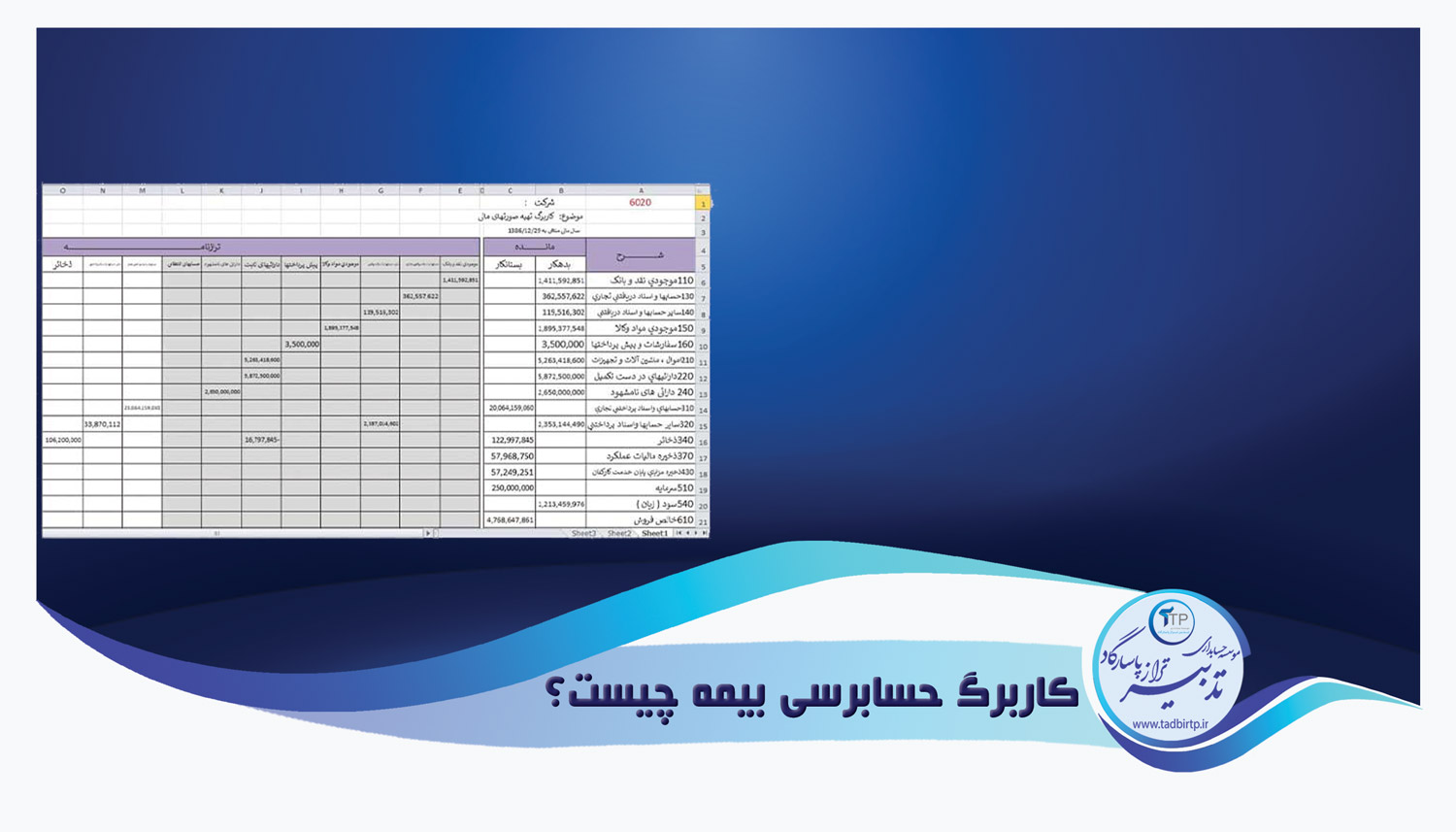 کاربرگ حسابرسی بیمه